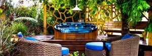 Caring for hot tub on vacation